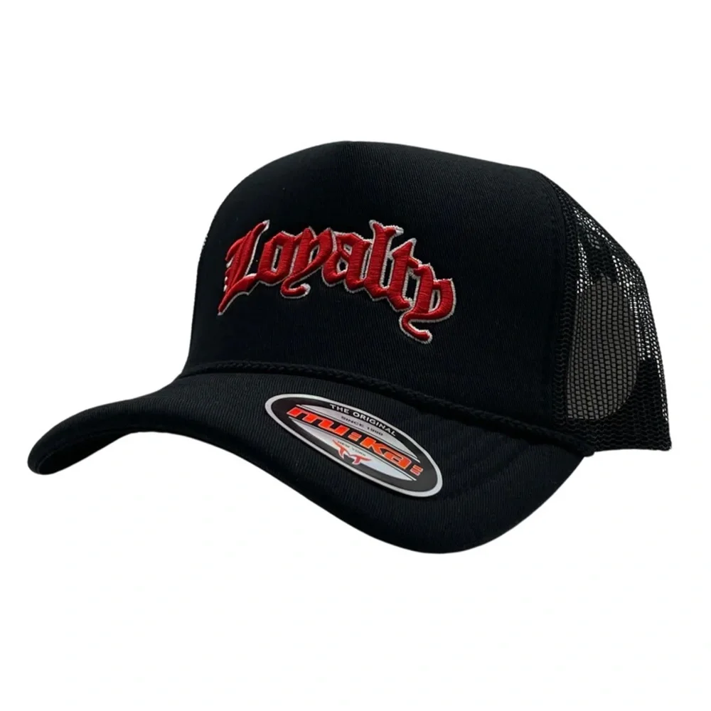 Muka Headwear Black Red Loyalty Snapback Adjustable